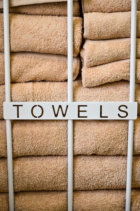Bathroom, towels, towels