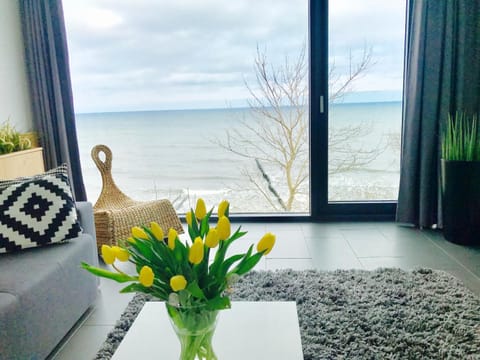Natural landscape, Living room, Seating area, Sea view