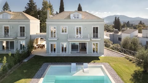 Property building, Spring, Day, Natural landscape, Garden view, Pool view, Swimming pool, sunbed