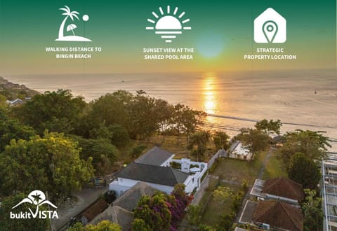 Bird's eye view, Sea view, Sunset