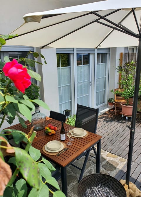 Property building, Patio
