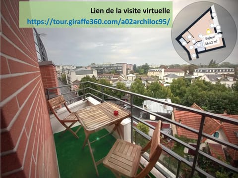 Bird's eye view, Balcony/Terrace, City view