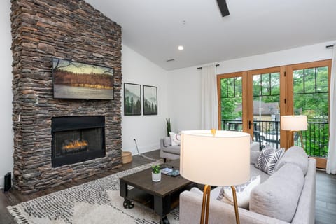Cardinal on Main House in Blowing Rock