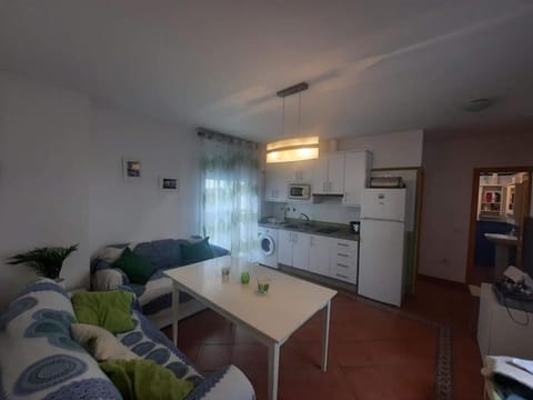 Kitchen or kitchenette, Living room, Seating area