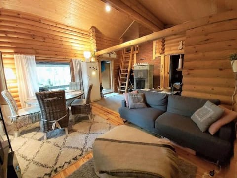 Uniikki lomamökki mäntymetsässä järven edustalla Chalet in Finland