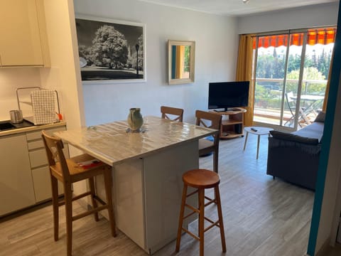 Living room, Dining area, oven
