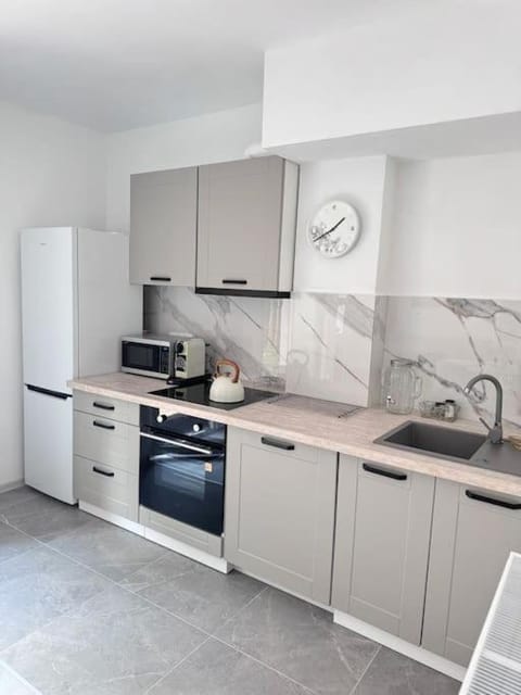 Kitchen or kitchenette, dishwasher