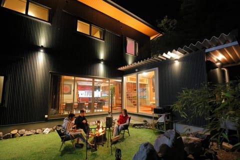 Night, Garden, Garden view