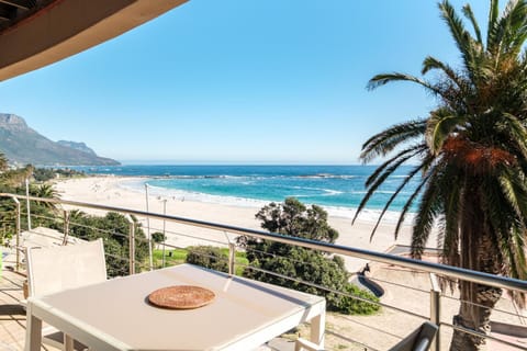 View (from property/room), Balcony/Terrace, Seating area, Dining area, Beach, Mountain view, Sea view