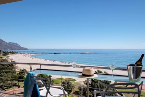 View (from property/room), Balcony/Terrace, Beach, Mountain view, Sea view