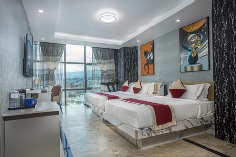 Bed, Coffee/tea facilities, Photo of the whole room, Bedroom