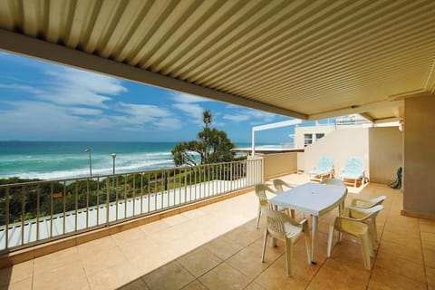 Patio, View (from property/room), Seating area, Beach, Sea view