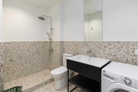 Shower, Toilet, Bathroom, washing machine