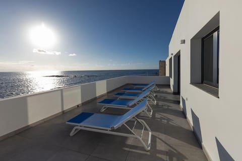 Natural landscape, View (from property/room), Balcony/Terrace, Sea view, sunbed