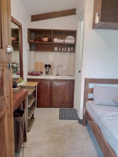 Kitchen or kitchenette, Dining area, stove
