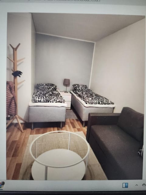 Bed, Living room, Photo of the whole room, Seating area