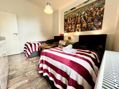 Bed, Living room, Photo of the whole room, Seating area, Bedroom