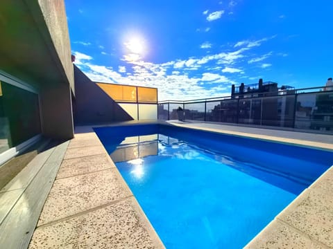 Balcony/Terrace, City view, Pool view, Swimming pool
