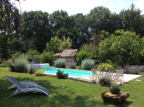 Natural landscape, Garden, Pool view, Swimming pool, Breakfast, sunbed