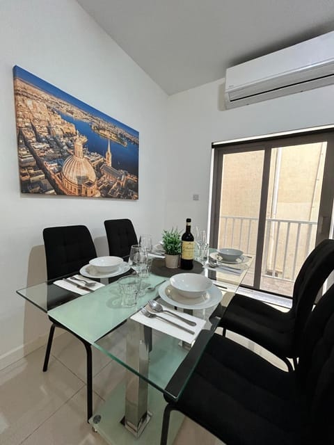 Dining area, air conditioner