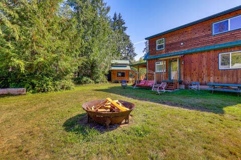 Cabin on 5 Acres in Port Angeles with Fire Pit! Cabin in Port Angeles