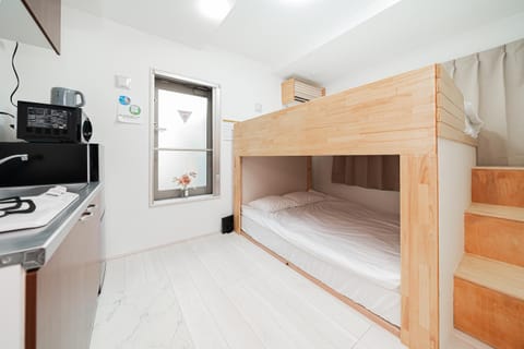 Bed, Photo of the whole room, Bedroom, bunk bed