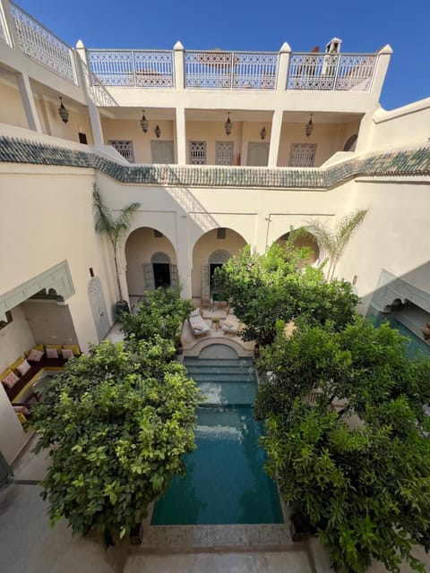 Property building, Patio, Day, Garden, Garden view, Pool view, Swimming pool