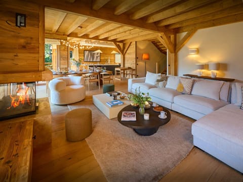 Winter, Living room, Seating area