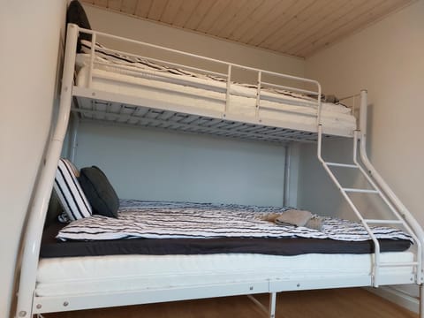 Photo of the whole room, bunk bed