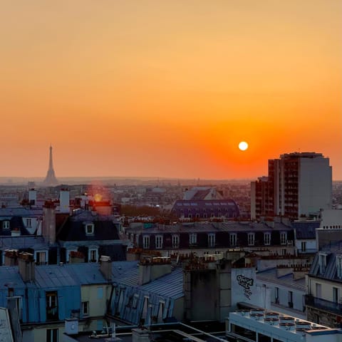 City view, Sunrise, Sunset