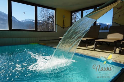 Natural landscape, Hot Tub, Sauna, Mountain view, Pool view, Swimming pool, Swimming pool, sunbed