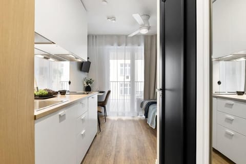 Kitchen or kitchenette, Living room