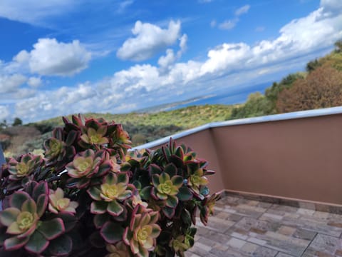 Natural landscape, View (from property/room), Balcony/Terrace, Sea view
