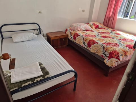 Bed, heating, wardrobe