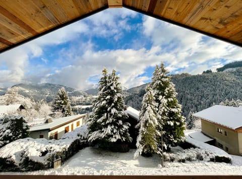 Winter, Balcony/Terrace, Mountain view