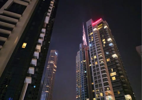 Property building, Night, City view