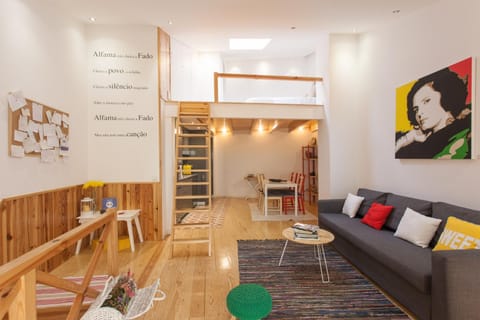 Bed, Kitchen or kitchenette, Living room, Decorative detail