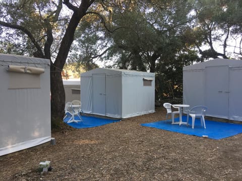 Property building, On site