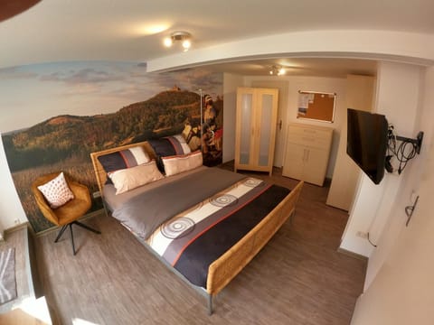 Bed, Photo of the whole room, Bedroom, wardrobe