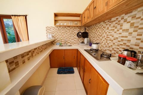 Coffee/tea facilities, Kitchen or kitchenette, stove
