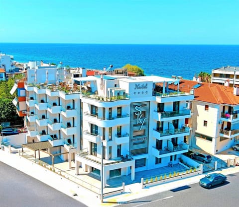 Property building, Day, Neighbourhood, Bird's eye view, Sea view, Parking