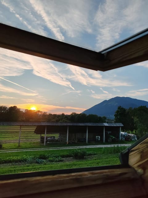 Natural landscape, Mountain view, Sunset