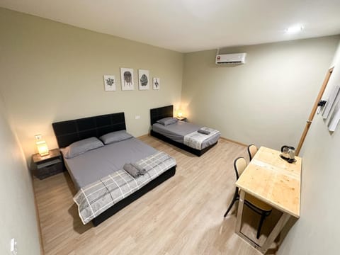 Bed, Bedroom, air conditioner