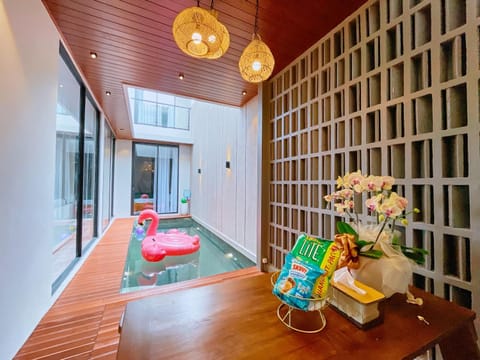 Living room, Seating area, Pool view, Swimming pool, sunbed