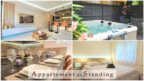 Appartement de standing avec jacuzzi Apartment in French Riviera