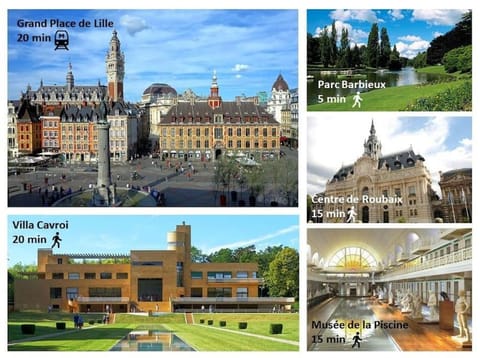 Barbieux, Au pied du métro Apartment in Hauts-de-France