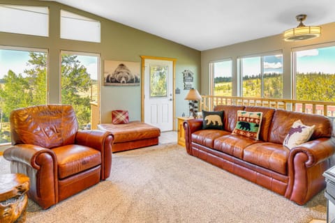 Deck and Views Pet-Friendly Cabin in Jefferson! Cabin in Park County