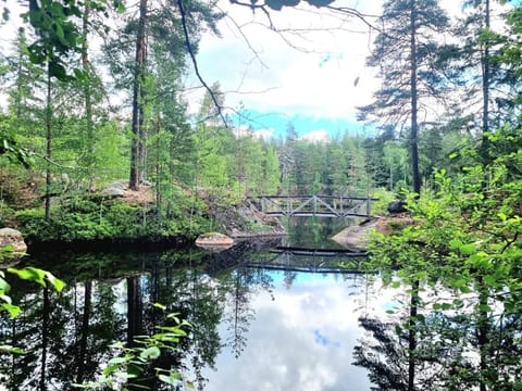 Viihtyisä huvila saunalla Korpilammella Apartment in Uusimaa