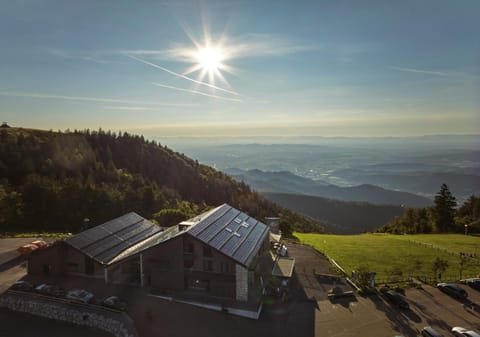 Natural landscape, Bird's eye view, Sunset