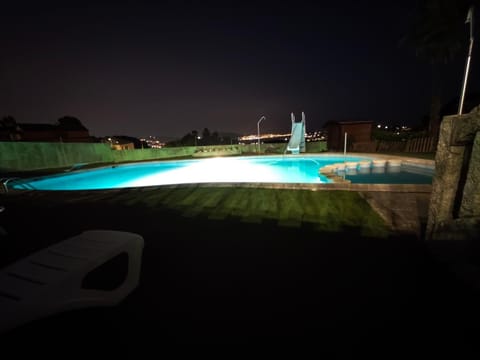 Night, Swimming pool